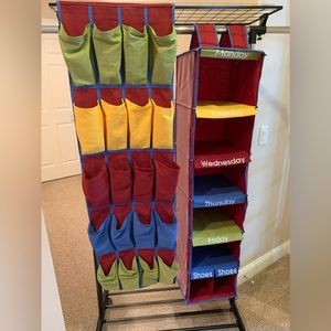 SOLD ****Hanging Shoe and Clothing Organizer